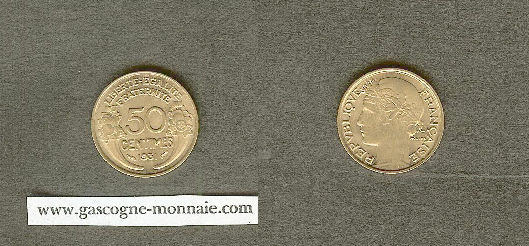 50 centimes Morlon 1931 BU
